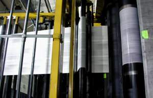 One of the presses.