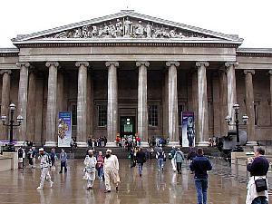 Leaving the museum - it's raining again.