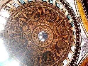 The gorgeous interior of the dome.