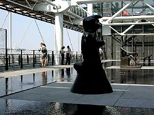 One of the gorgeous terraces in the Centre. You can see Sacre Couer on the horizon.
