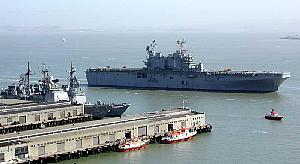 Recent aircraft-carrier arrival