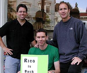 After the shoot. Jim on the left, and Scott on the right.