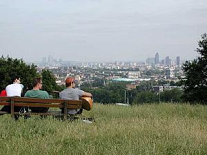 View of London from Parliament Hill, on Hampstead Heath
