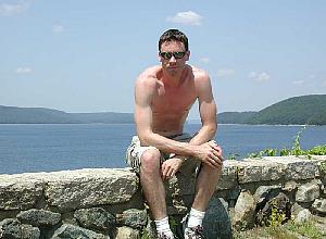 On Windsor Dam, at the entrance to the Quabbin Reservoir. This is one of the largest dams in the East,
but I had it all to myself, which shows how isolated this part of Massachusetts is.