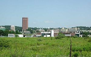 University of Massachusetts at Amherst. This was the prettiest view I could find of it, I'm afraid. By this
time it was 94 degrees.