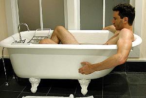 I don't quite fit in the bathtub, but it seemed the thing to do.