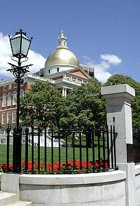 At Beacon Hill - here's the State House