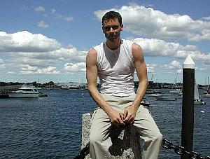 On the harbor front.