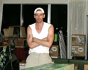 The night before moving, and a large percentage of my life is packed up in boxes.