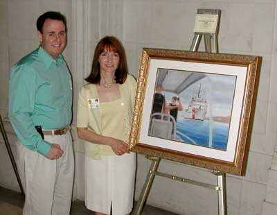 I attended a ceremony at the Customs House down at the tip of Manhattan.