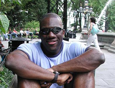 Josh in City Hall Park