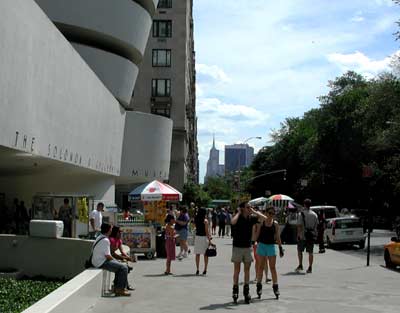 Beautiful Summer's day - the Guggenheim
