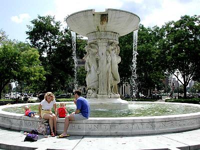 Dupont Circle on a perfect Summer day