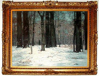 "Woods in Winter", by John Fabian Carlson