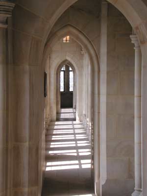 A sun filled coridoor