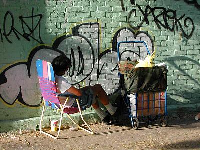 Cat nap in the Meatpacking District