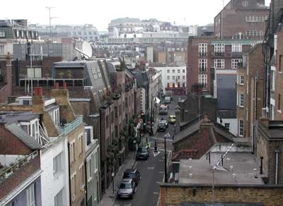 The view from my hotel room.