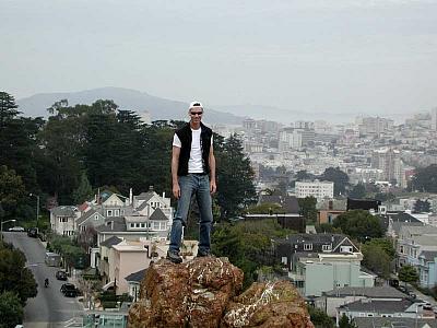 Here's me on top of Corona Heights.