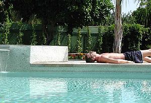 Under the desert sun