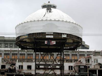 A propos of nothing, a photo of the dome of the old Emporium building.