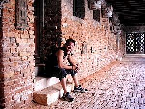 Ben in a little eleven-hundred-year-old building