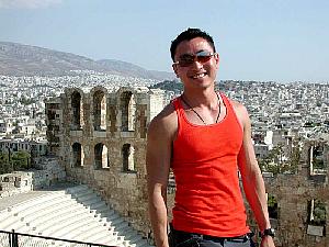 Ben on the Acropolis