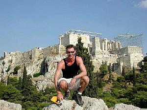 The whole of the Acropolis behind me