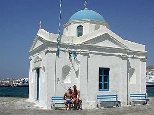 A chapel in Mykonos