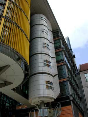 Part of the complex of DaimlerCity