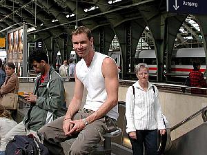 Waiting in Berlin for the train to Dresden
