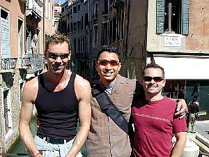 Ben, Stefan and I in Venice