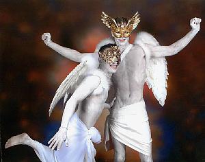 A hokey pose forced on us by the official cruise photographers