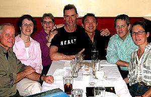 Some of my friends at the goodbye dinner, from left to right:
Kyle, Heike, Wendy, me, Ben, Bo, Cecilia 